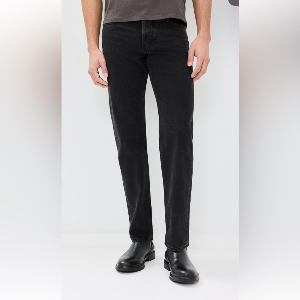 Men's FRAME Black Straight-Leg Jeans NWT